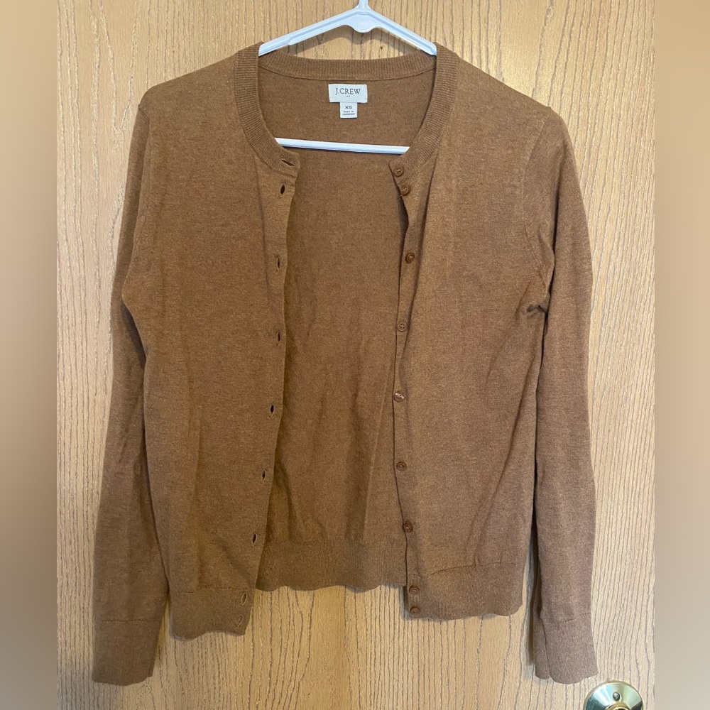 J. Crew Women's Brown Cardigan Sweater